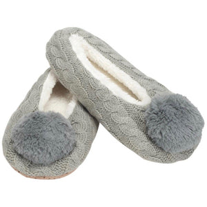 KNIT SLIPPERS